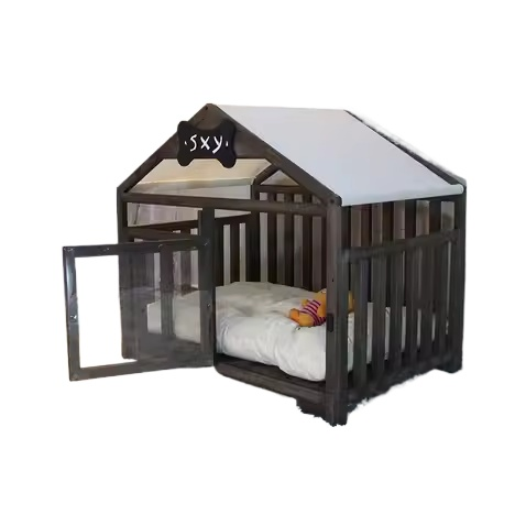 モダンで豪華な室内犬小屋、カスタマイズ可能な木製デザイン、リ - Sustainable Living House のレビューと価格