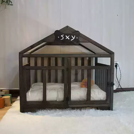 モダンで豪華な室内犬小屋、カスタマイズ可能な木製デザイン、リ - Sustainable Living House のレビューと価格