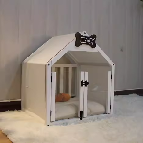 モダンで豪華な室内犬小屋、カスタマイズ可能な木製デザイン、リ - Sustainable Living House のレビューと価格