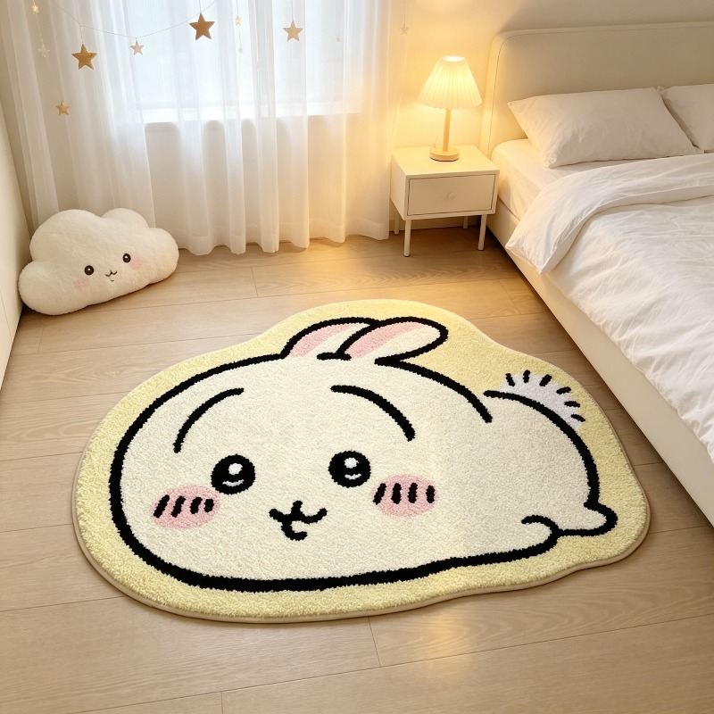 ちいかわ！！！漫画ラグ アニメ ハチワレウサギ ぬいぐるみフ - Sustainable Living Products のレビューと価格
