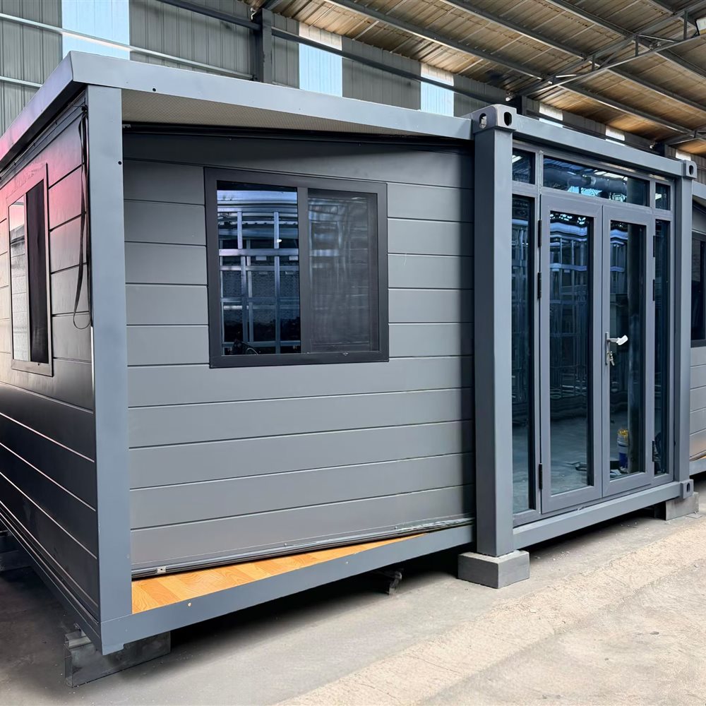 プレミアム革新的20フィート両翼拡張型スチールフレームプレハ - Sustainable Living House のレビューと価格