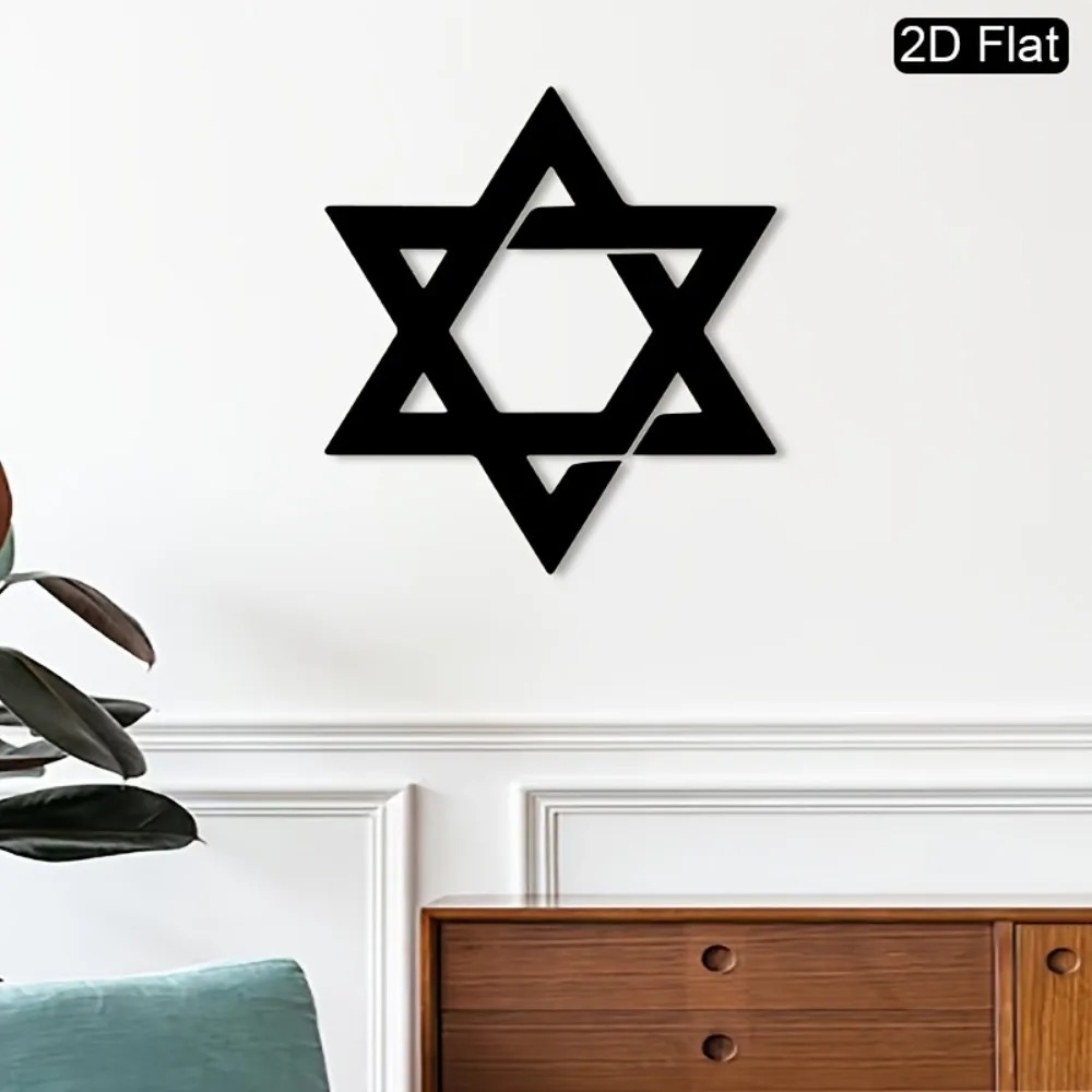 CIFBUY 鉄製ウォールアート ダビデの星 メタル彫刻 壁 - Sustainable Living Products のレビューと価格