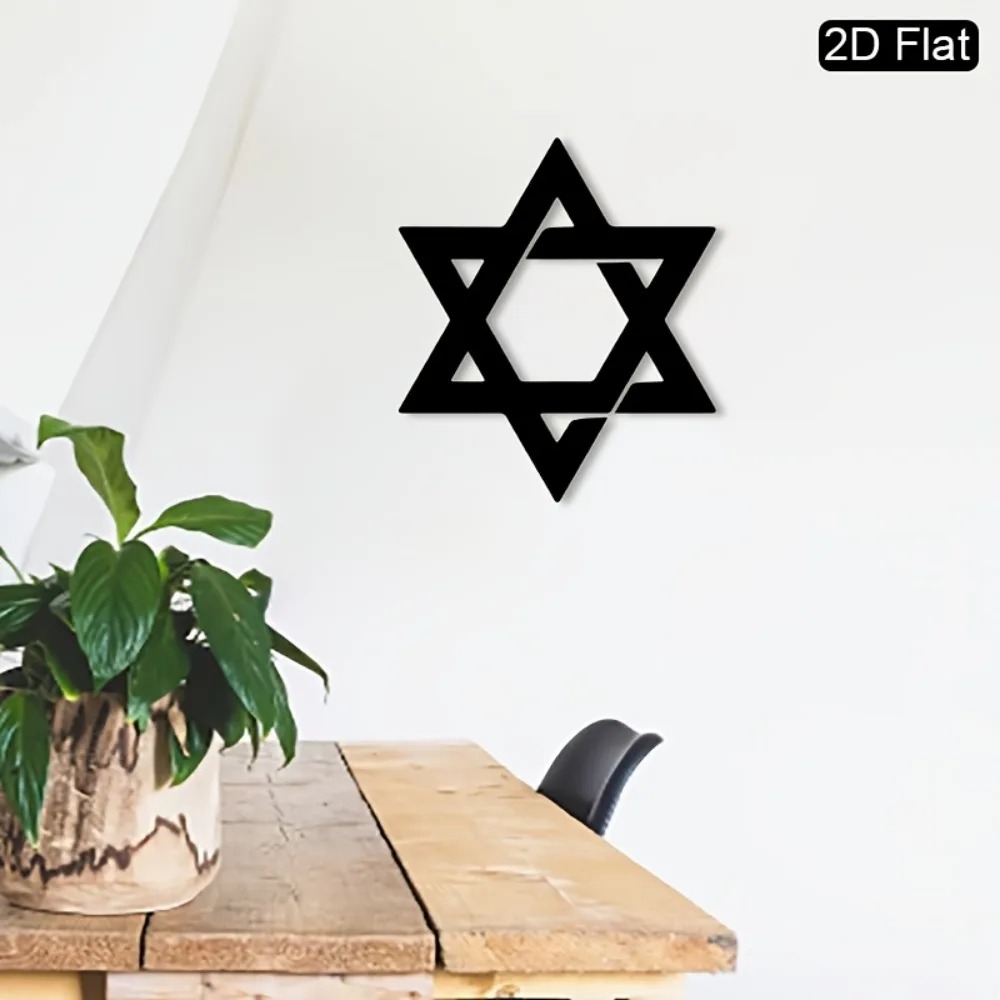 CIFBUY 鉄製ウォールアート ダビデの星 メタル彫刻 壁 - Sustainable Living Products のレビューと価格