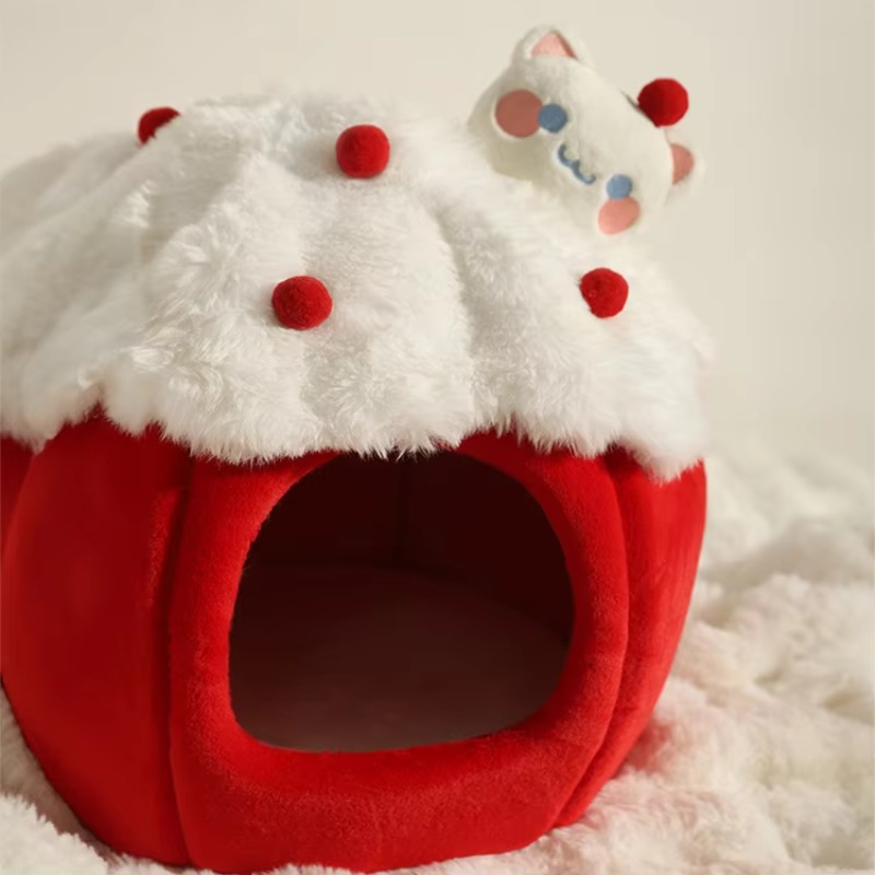 冬のスタイルペット猫用洞窟ハウス |   取り外し可能なソフ - Sustainable Living House のレビューと価格