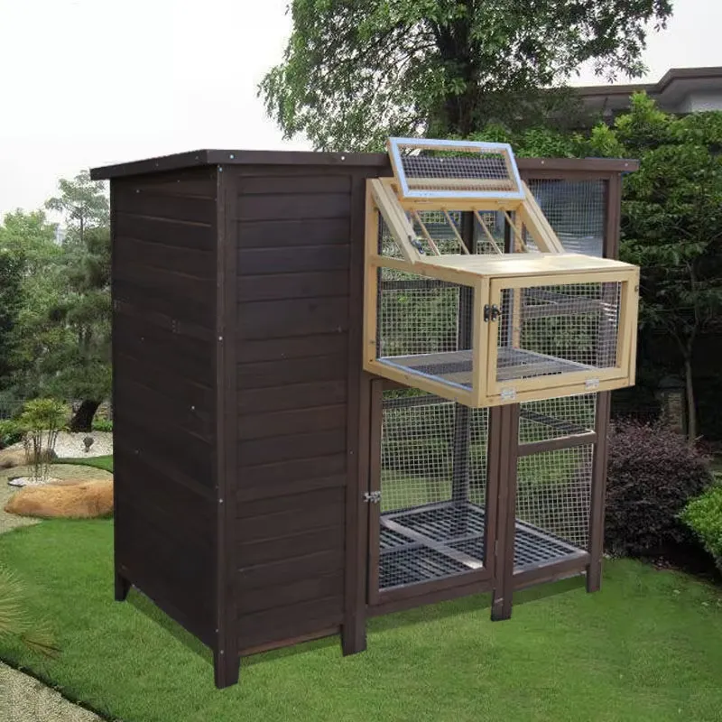 鳥かご 家庭用 組み合わせ飼育小屋 巣箱 雨よけ 日よけ付き - Sustainable Living House のレビューと価格