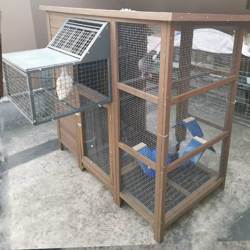 鳥かご 家庭用 組み合わせ飼育小屋 巣箱 雨よけ 日よけ付き - Sustainable Living House のレビューと価格