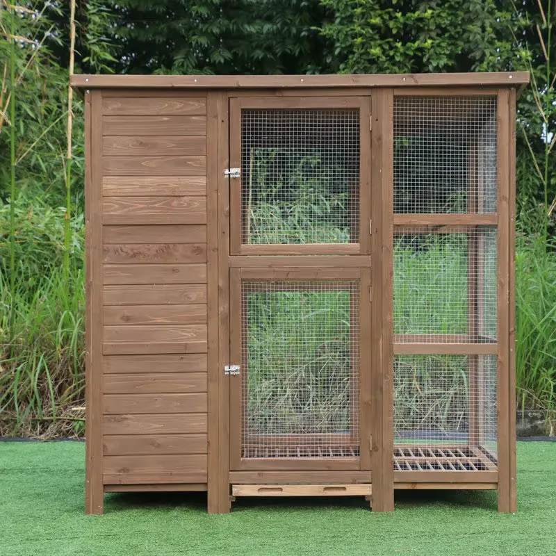 鳥かご 家庭用 組み合わせ飼育小屋 巣箱 雨よけ 日よけ付き - Sustainable Living House のレビューと価格